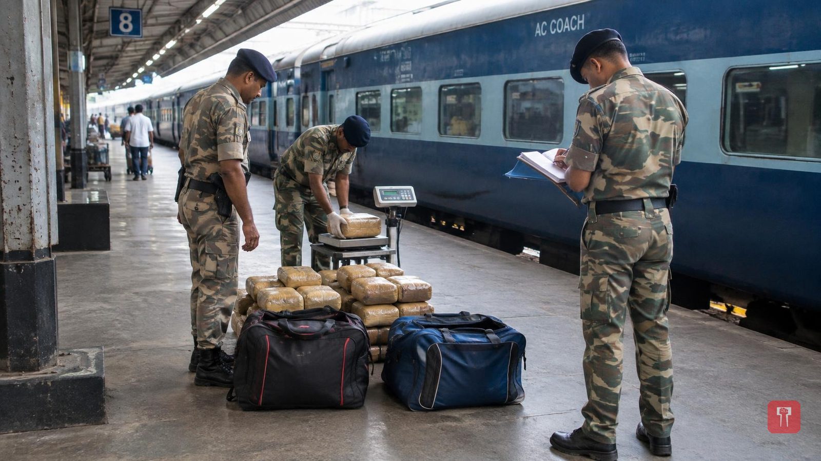 RPF seizes 18.15 kg ganja from AC coach of Puri-LTT Express at Nagpur, one held