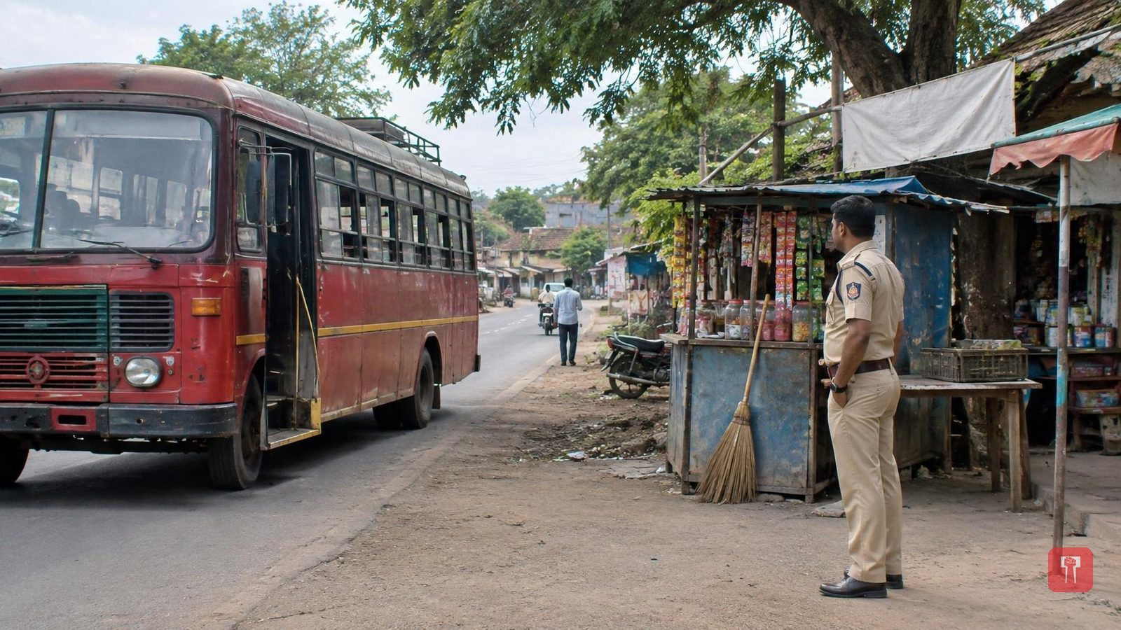 Bus driver beaten with broom at Khemjai stop in Warora; case against Prakash Chaudhari