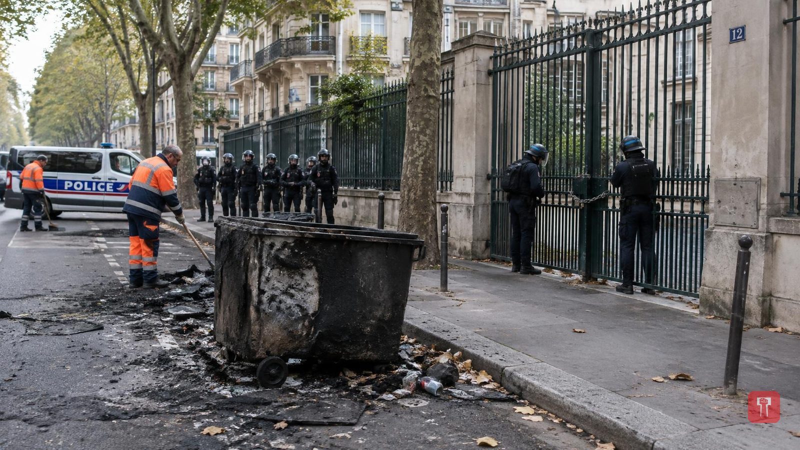 Over 5,000 detained in a week as French high school students protest over school conditions