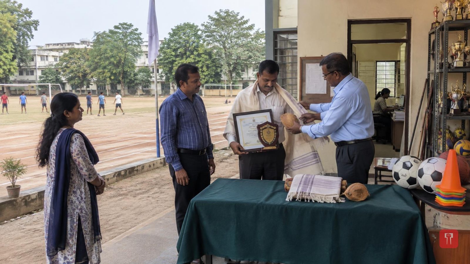 Sardar Patel College's Dr Kuldeep Gond wins Gondwana University's first physical education award