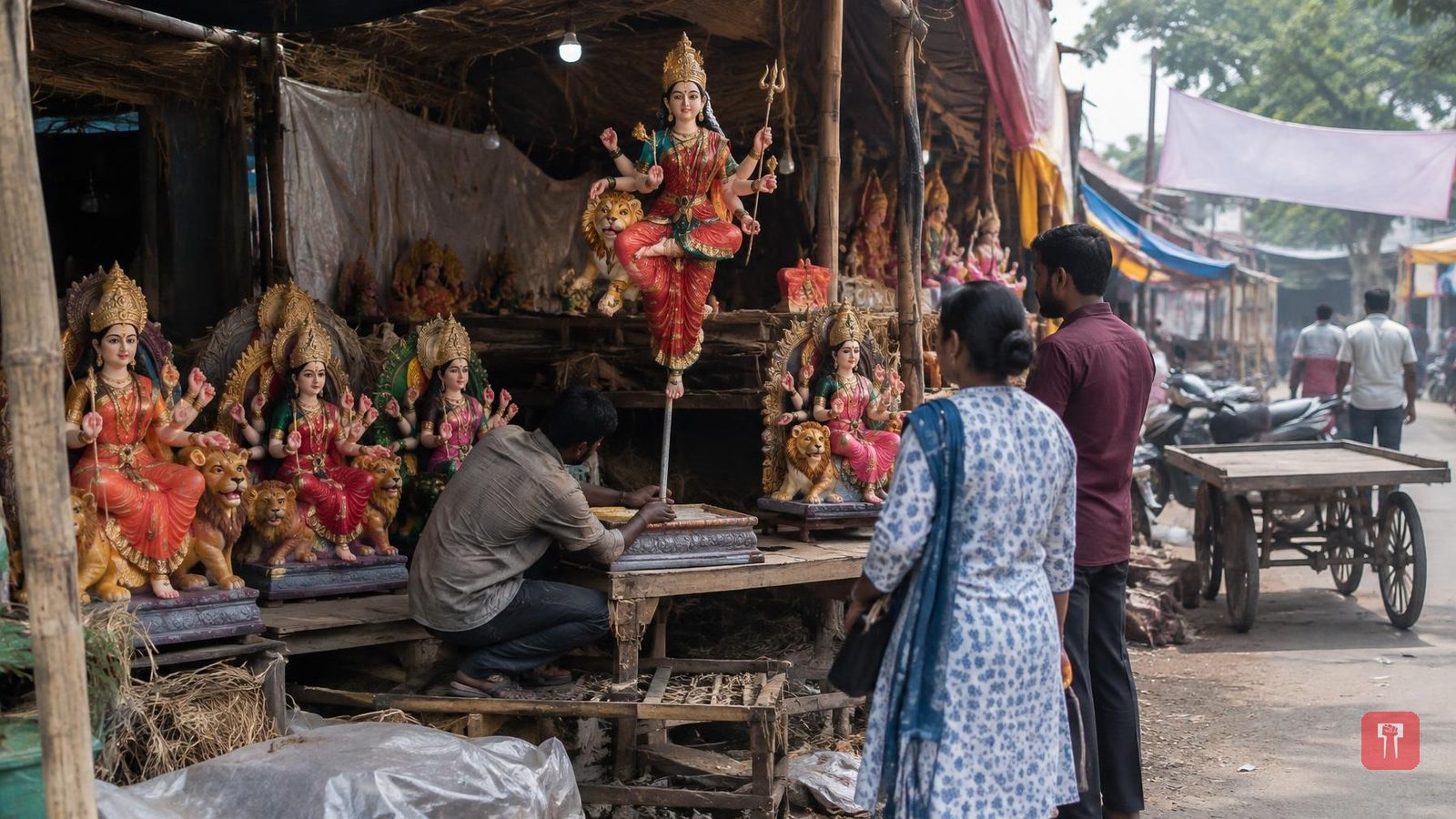 Actor Aarti Solanki objects to goddess idols shown hanging in mid-air ahead of Navratri