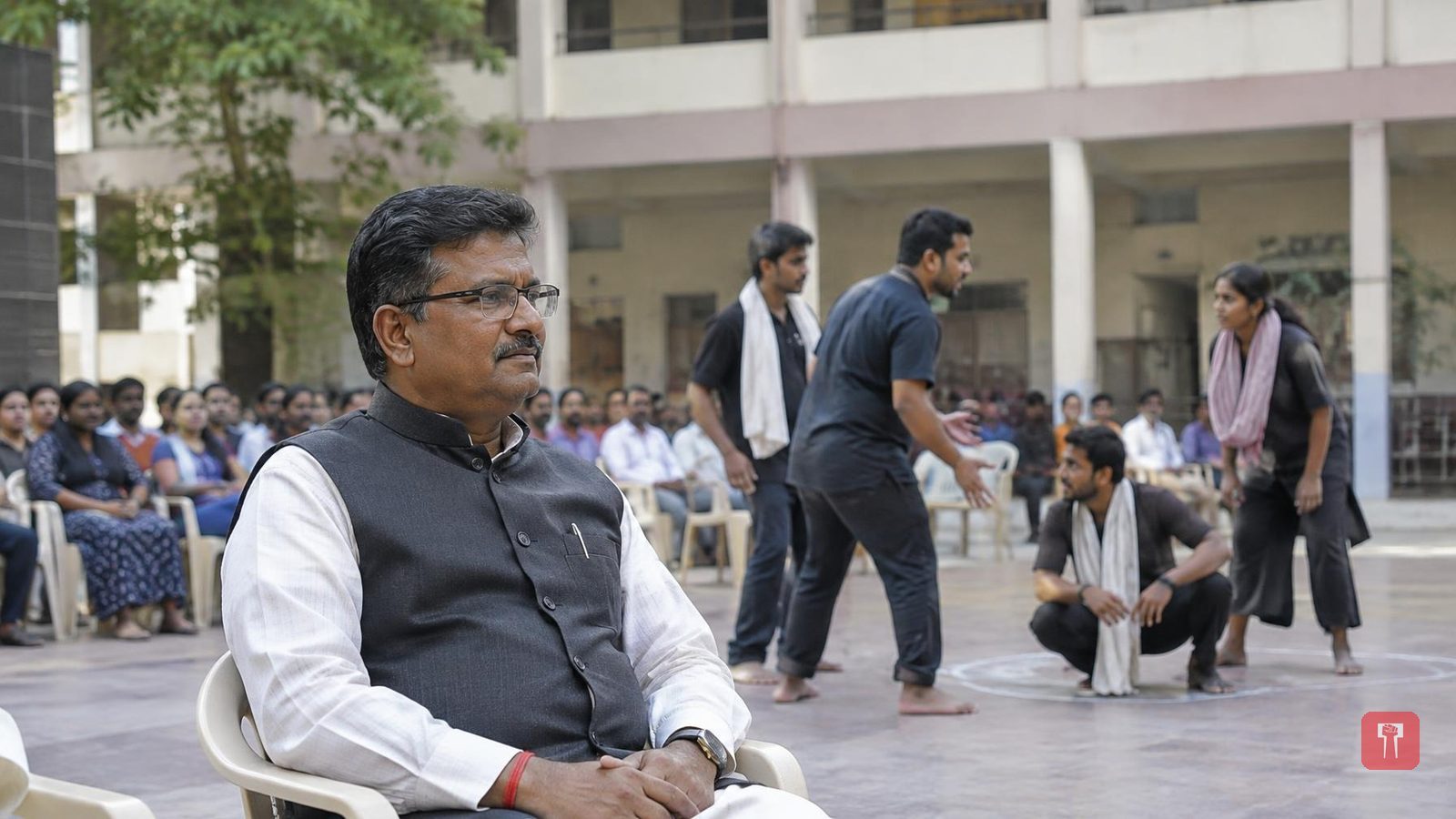BJP launches street play 'Namo Seva Gatha' on Modi's 25 years in public life at Mumbai's KC College