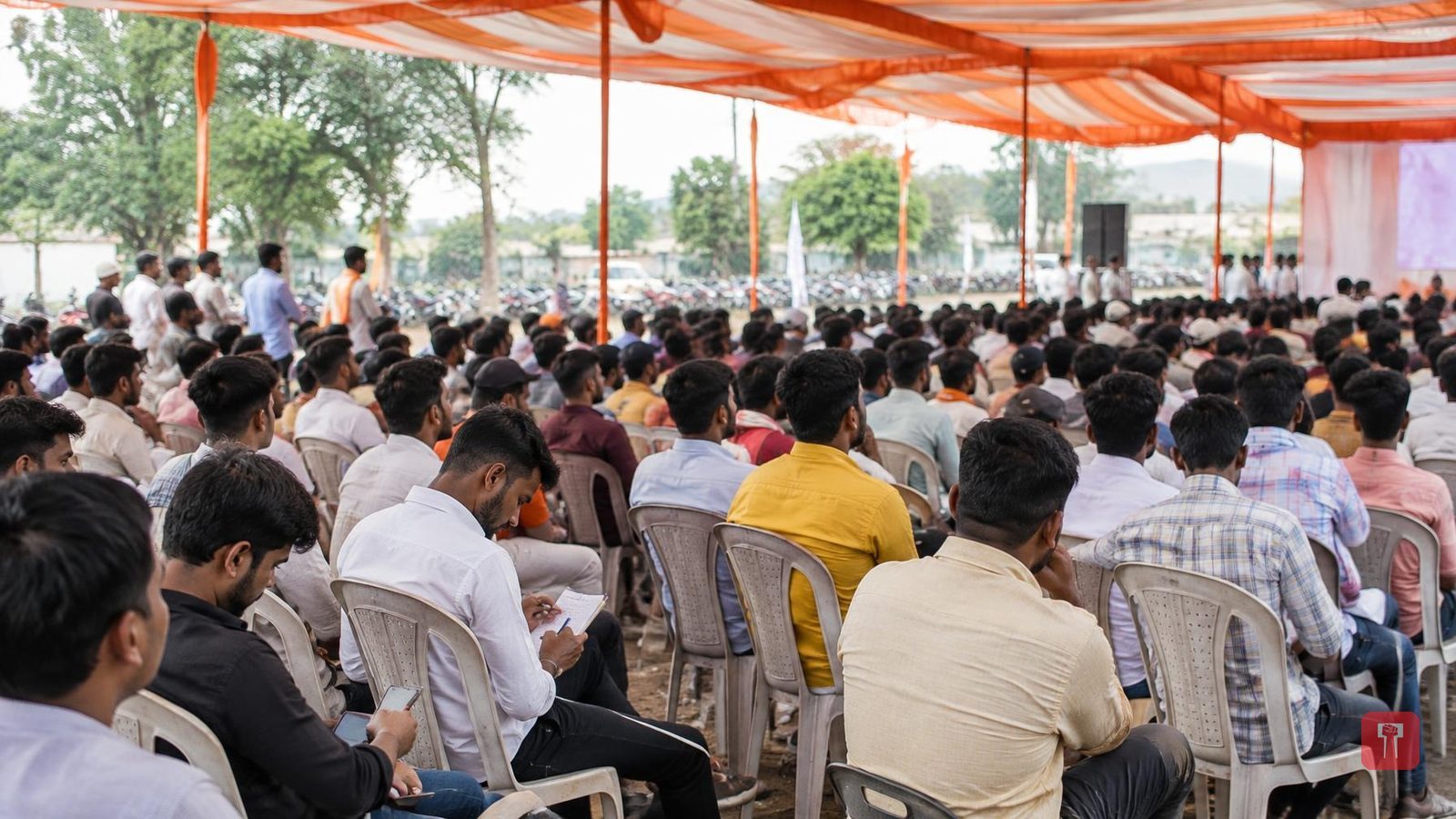BJP Yuva Morcha holds youth rally in Jejuri; Padalkar urges giving young workers a chance