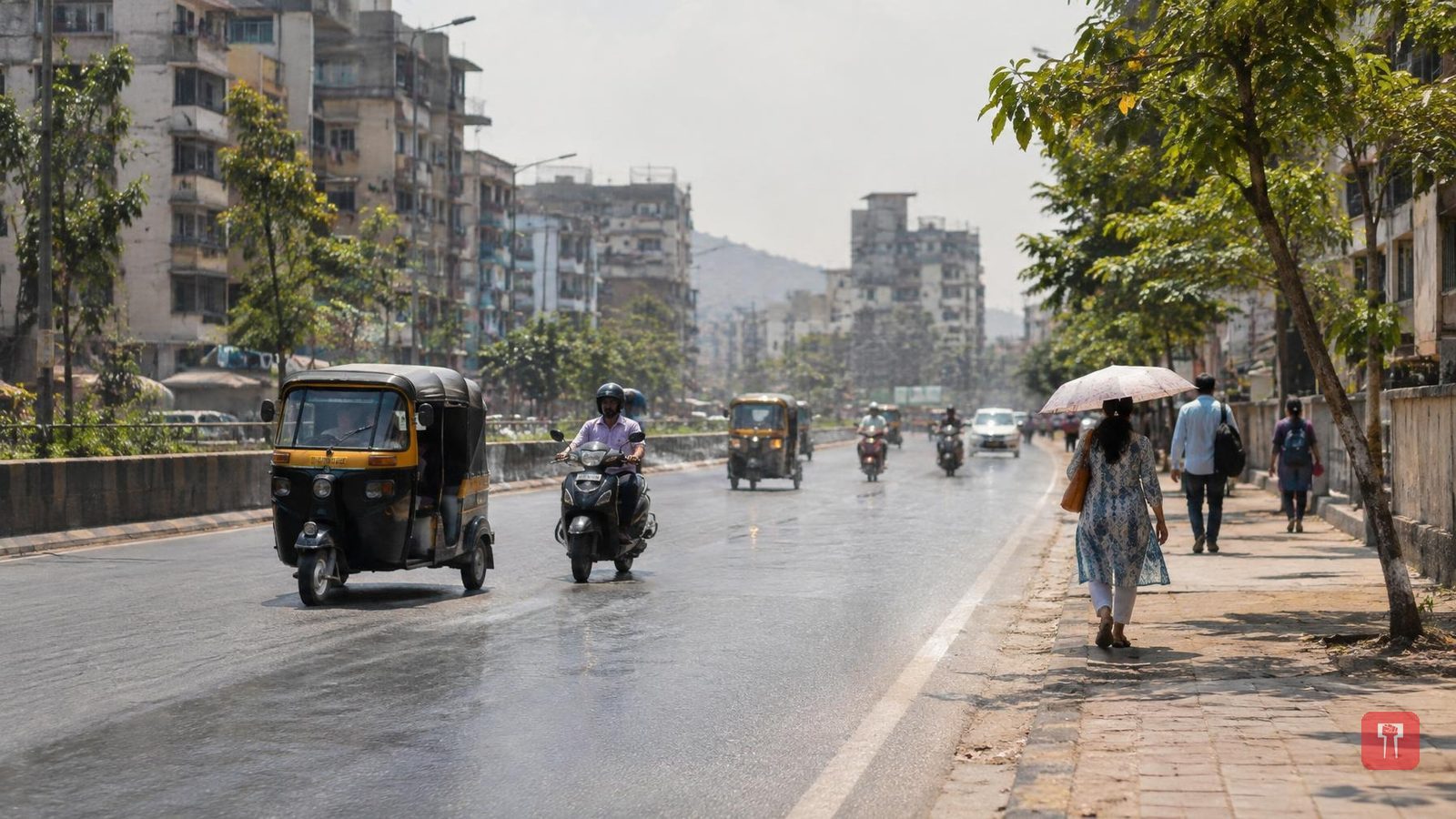 Thane swelters at 37 degrees by day, nights stay at 29-31; thunderstorms likely in Vidarbha on Oct 6