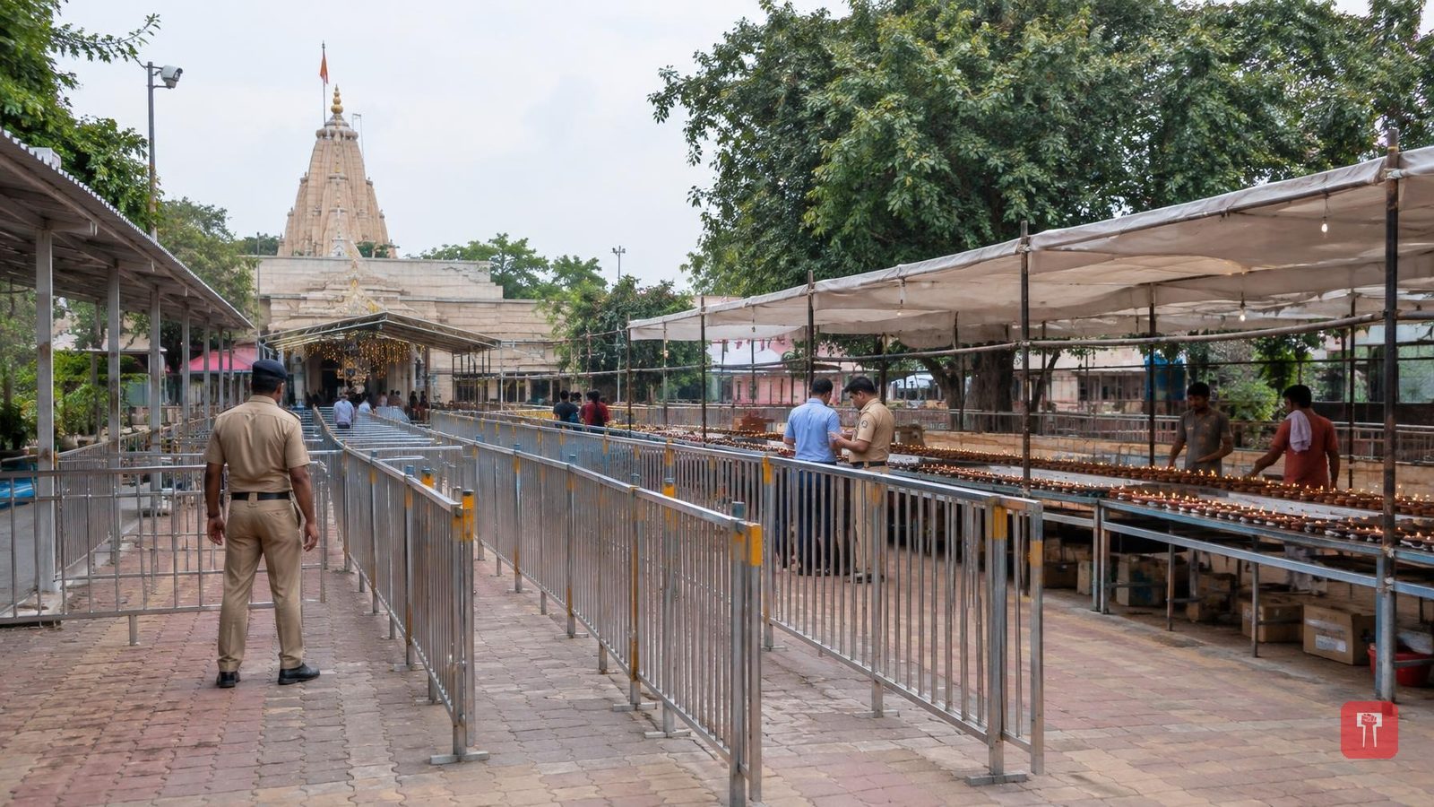 Koradi Mahalakshmi Jagdamba temple expects 25 lakh devotees for Navratri festival from October 11