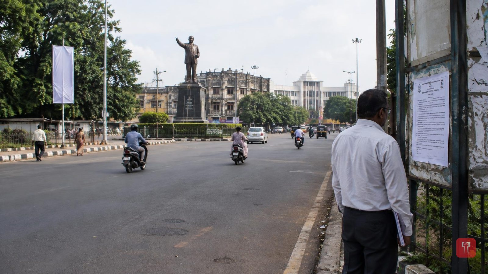 Ambedkarite groups protest Nagpur civic body's notice to close Samvidhan Chowk road