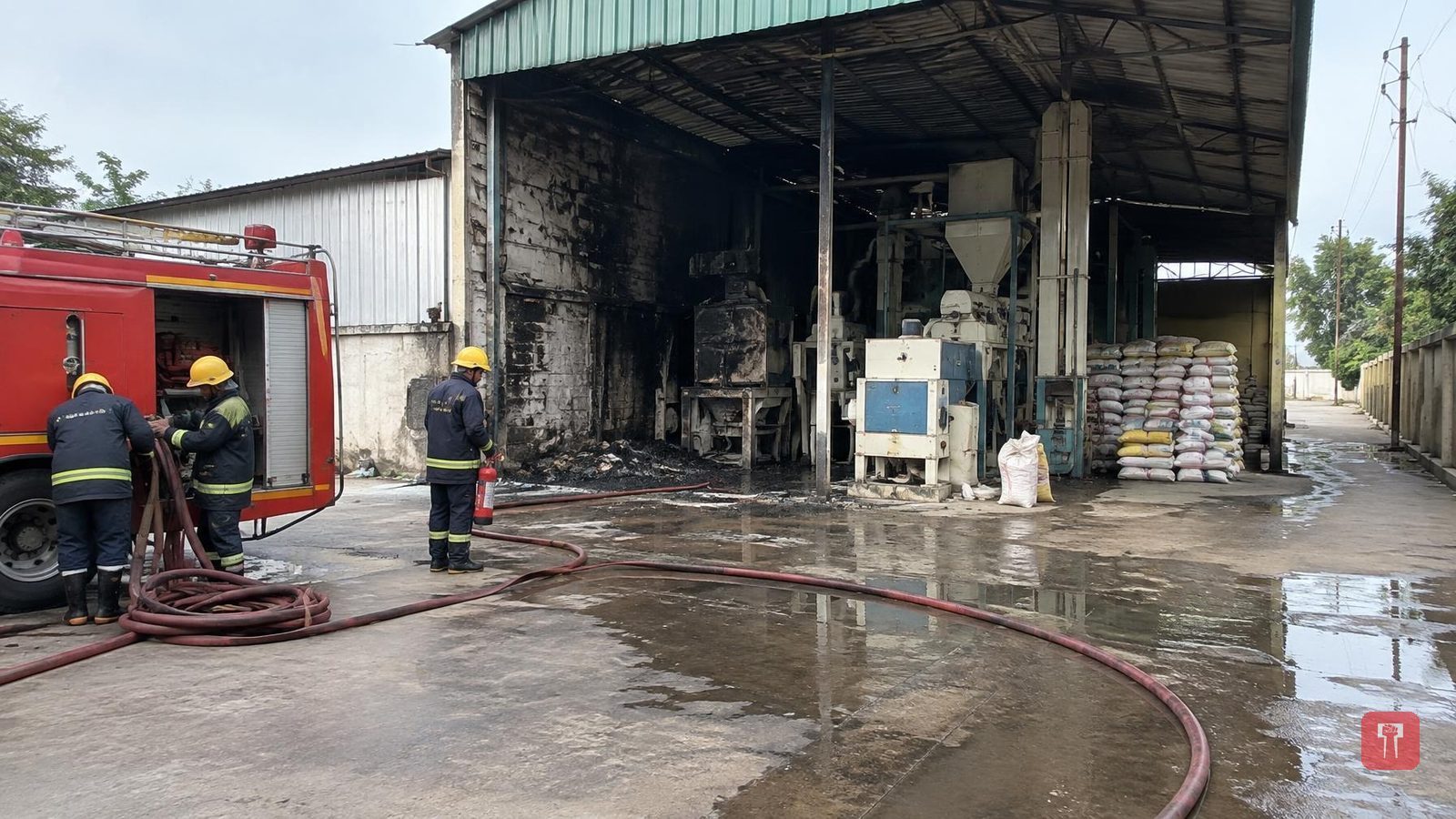 Fire at Nagpur dal mill brought under control in time, machinery worth Rs 2 crore saved