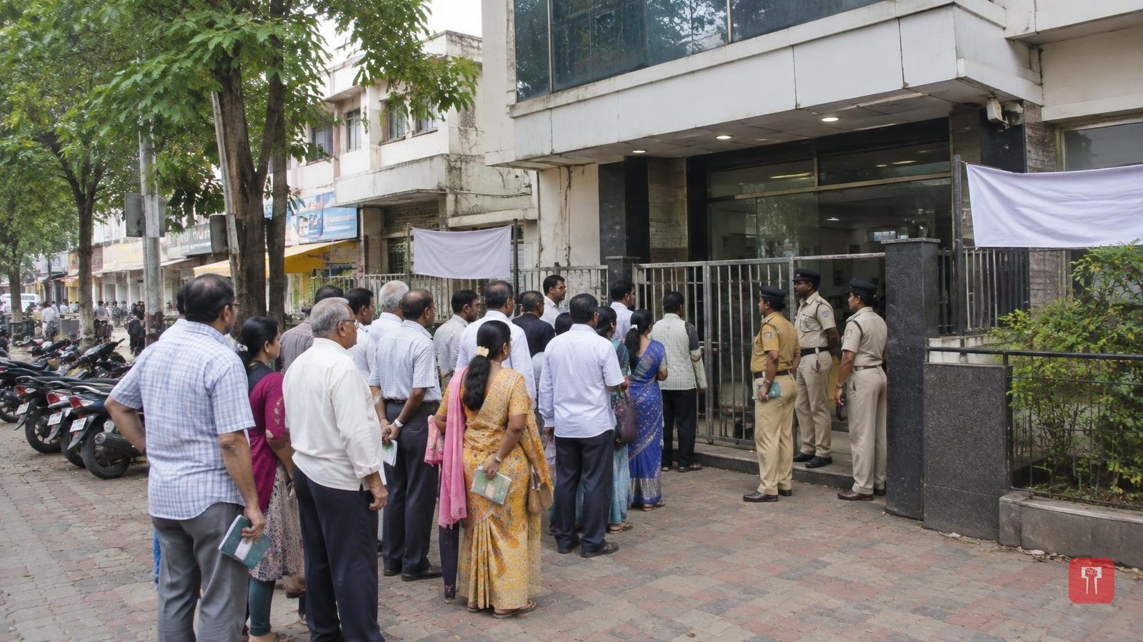Depositors crowd Nirmal Ujjwal society's Nandanvan office in Nagpur demanding refunds