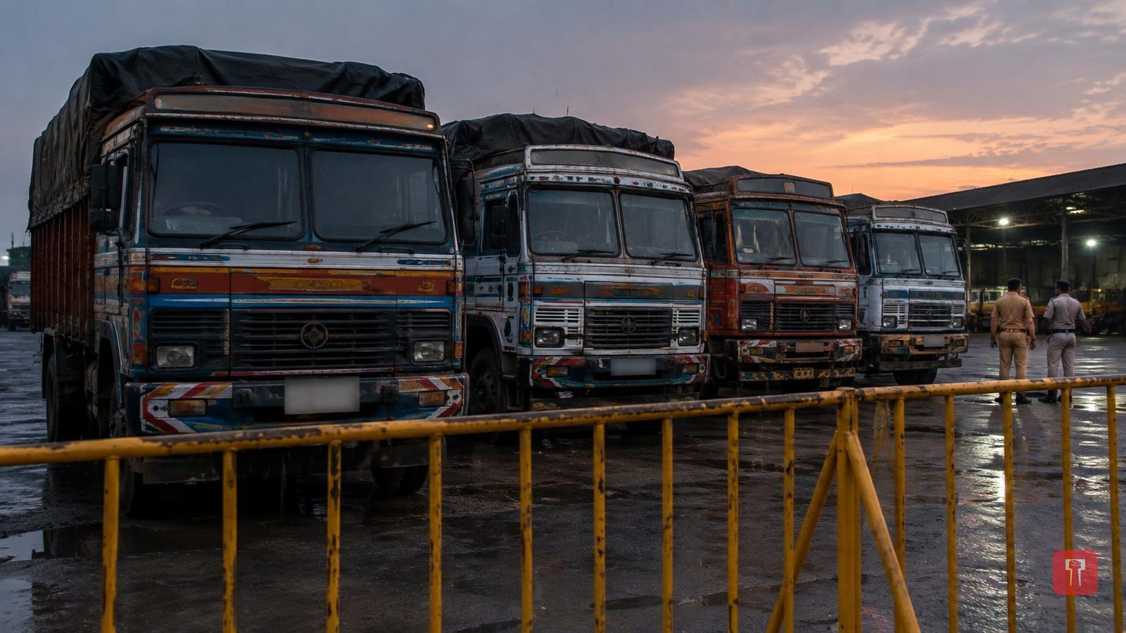 Same number plate found on four trucks in Nagpur; transporters booked