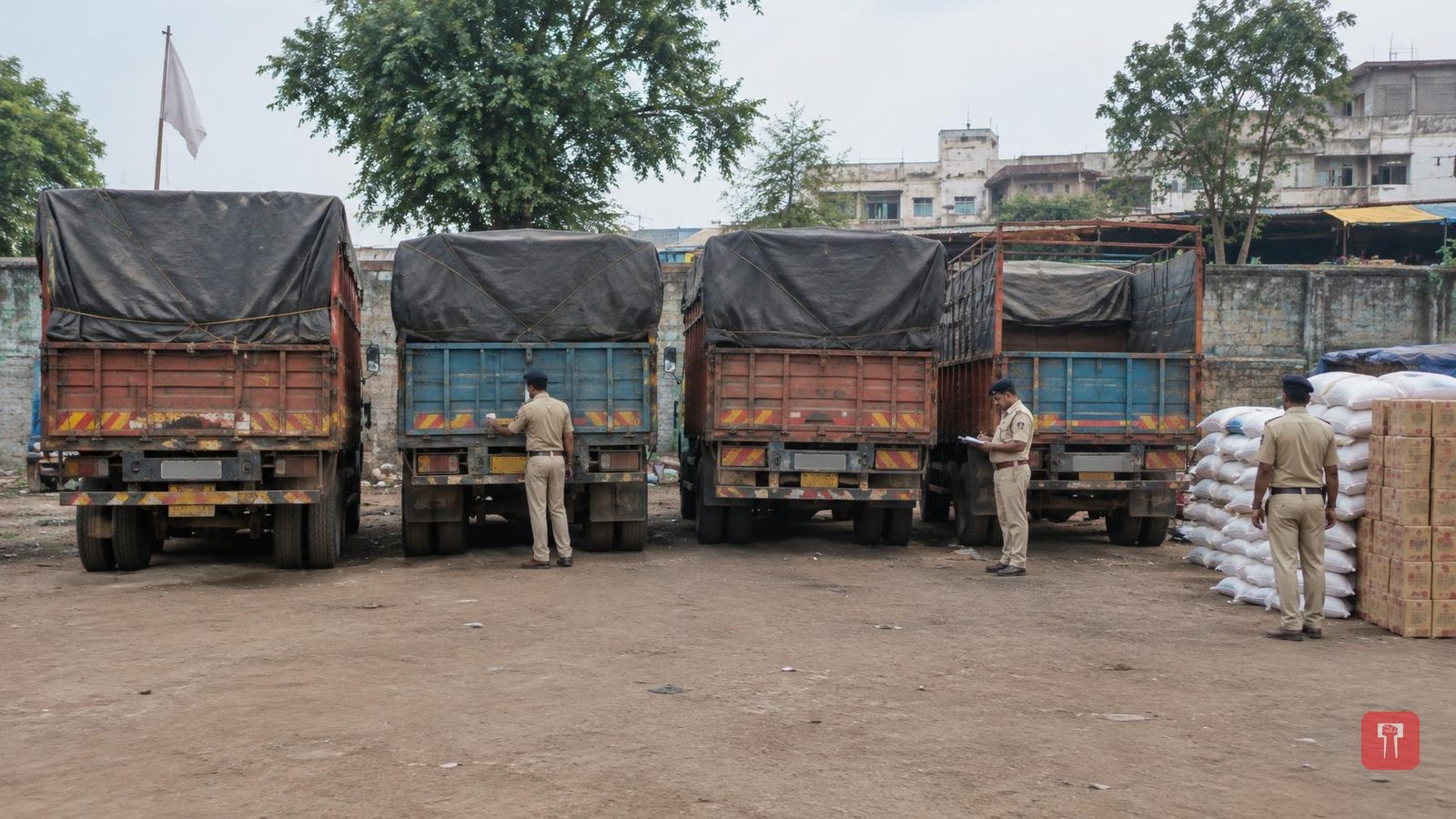 नागपुरात चार ट्रकांना एकच नंबर; कर्जाची जप्ती टाळण्यासाठी बनावट नंबरप्लेटचा संशय, दोघांना अटक