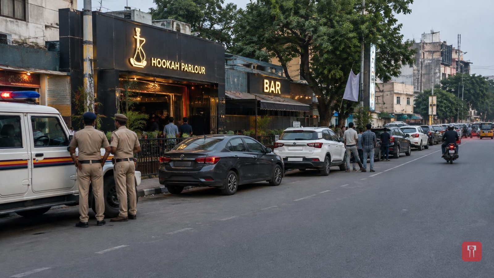 Nagpur: Hookah parlour, bar crowds make Ramnagar Chowk unsafe after attack on car driver