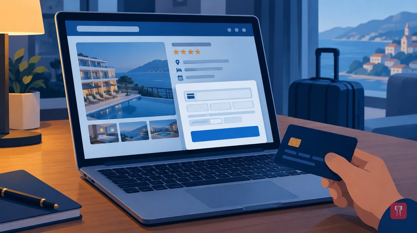 AI-generated illustration: Commission to investigate how Booking.com combats scams and fraud under the Digital Services Act