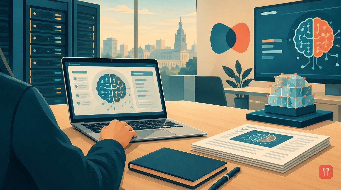 AI-generated illustration: OpenAI and Poland’s NASK partner to advance AI safety and security