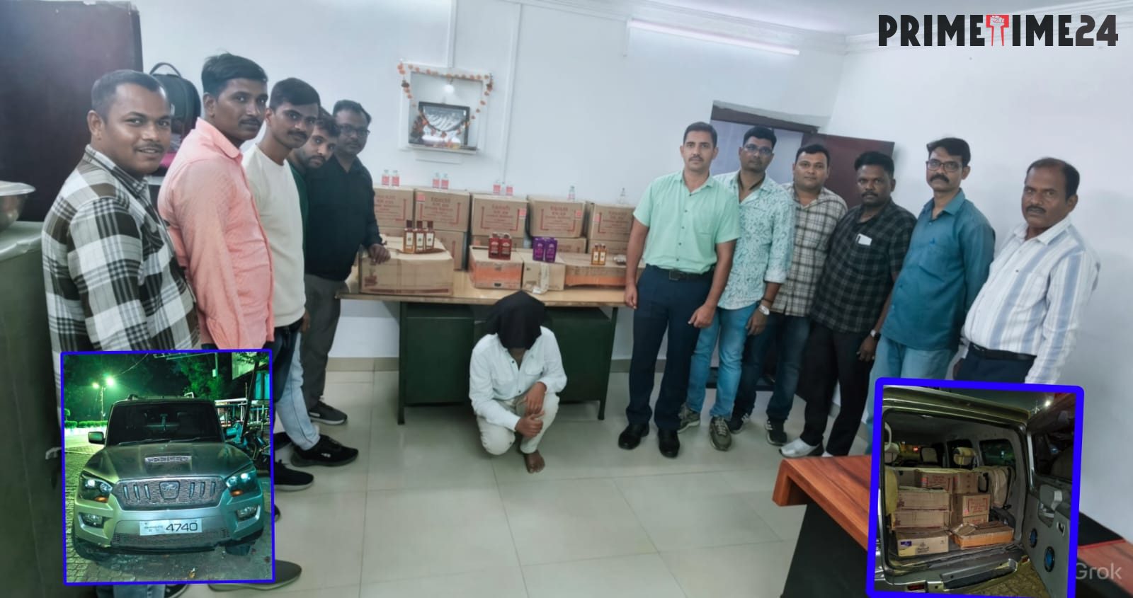 ड्राई डे पर शराब बिक्री, आरोपी गिरफ्तार